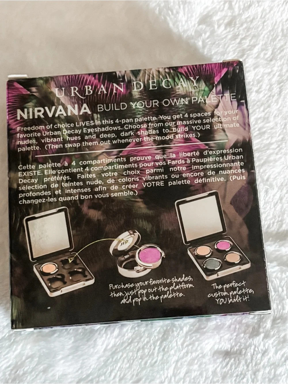 NIB! Urban Decay Beauty With An Edge Customizable Eyeshadow Palette - Empty